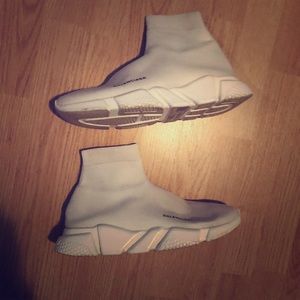 Balenciaga Speed Trainer Mid “Triple White”